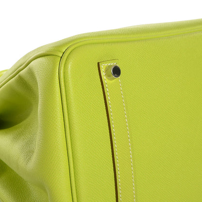 Hermes Epsom Candy Birkin 35 Kiwi Lichen 8 of 27