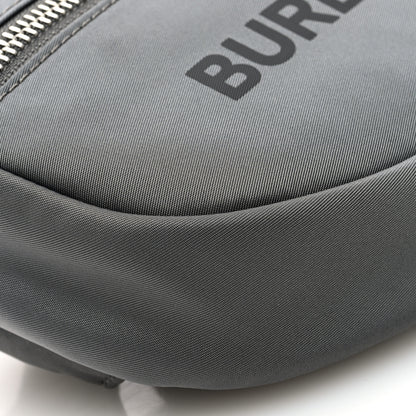 Burberry Econyl Logo Print Small Cannon Bum Bag Charcoal Grey 8 of 9