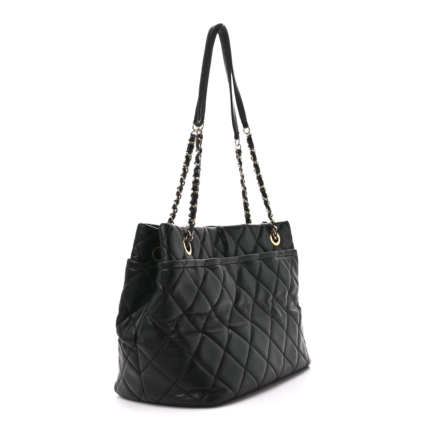 Chanel Caviar Quilted Timeless CC Soft Tote Black 3 of 11