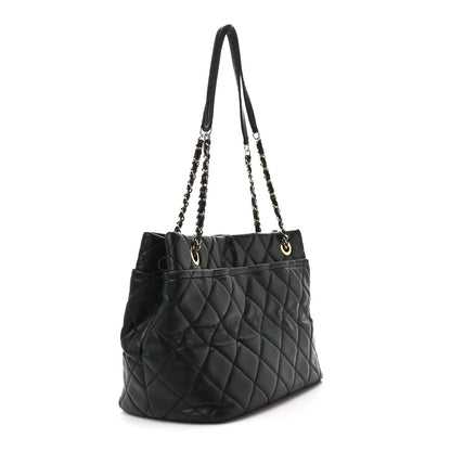 Chanel Caviar Quilted Timeless CC Soft Tote Black 3 of 11
