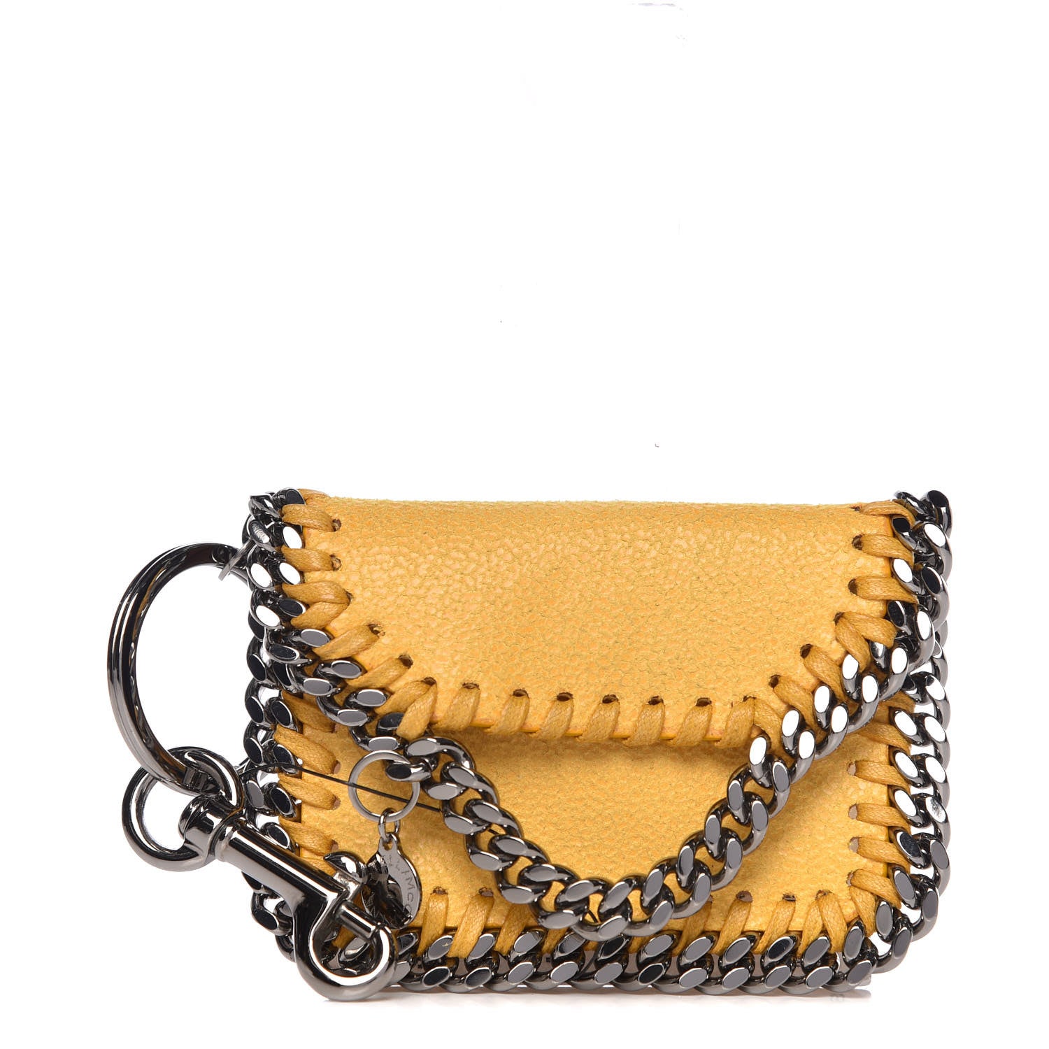 Stella McCartney Shaggy Deer Falabella Keychain Golden Syrup 1 of 8