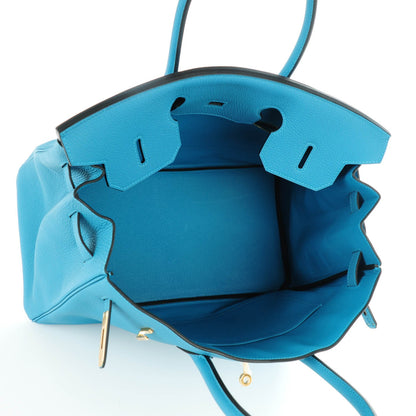 Hermes Togo Birkin 35 Turquoise 17 of 20