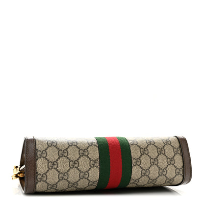 Gucci GG Supreme Monogram Web Small Ophidia Chain Shoulder Bag Brown 4 of 11