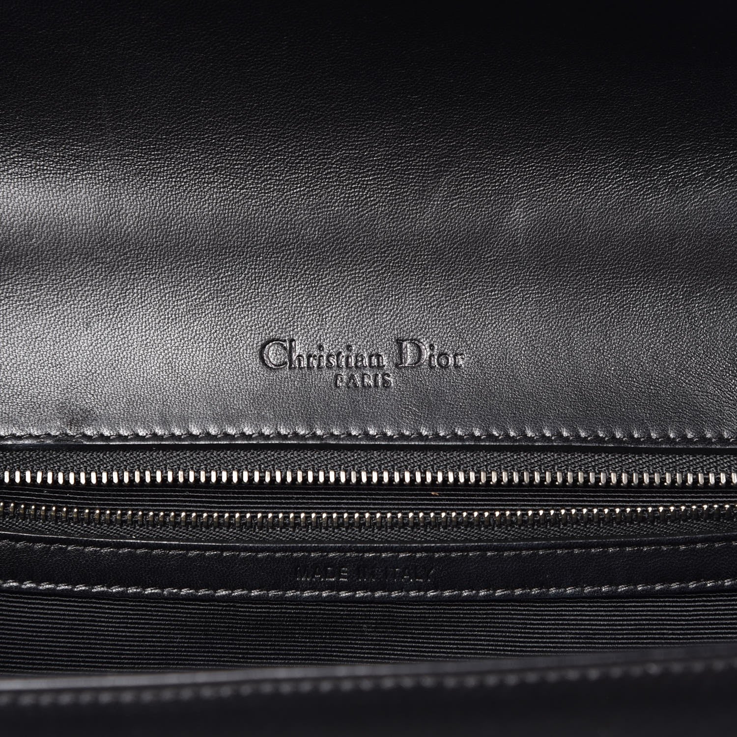 Christian Dior Lambskin Medium Diorama Flap Bag Black 7 of 8