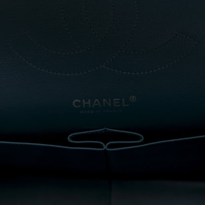 Chanel Lambskin Quilted Jumbo Double Flap Turquoise 6 of 10