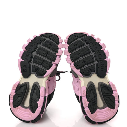 Balenciaga Mesh Rubber Tri-Color Womens Track Sneakers 35 Dark Grey Pink Grey 6 of 8