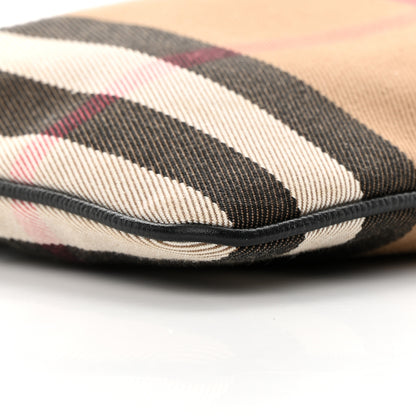 Burberry House Check Derby Peyton Crossbody Clutch Bag Black 10 of 13