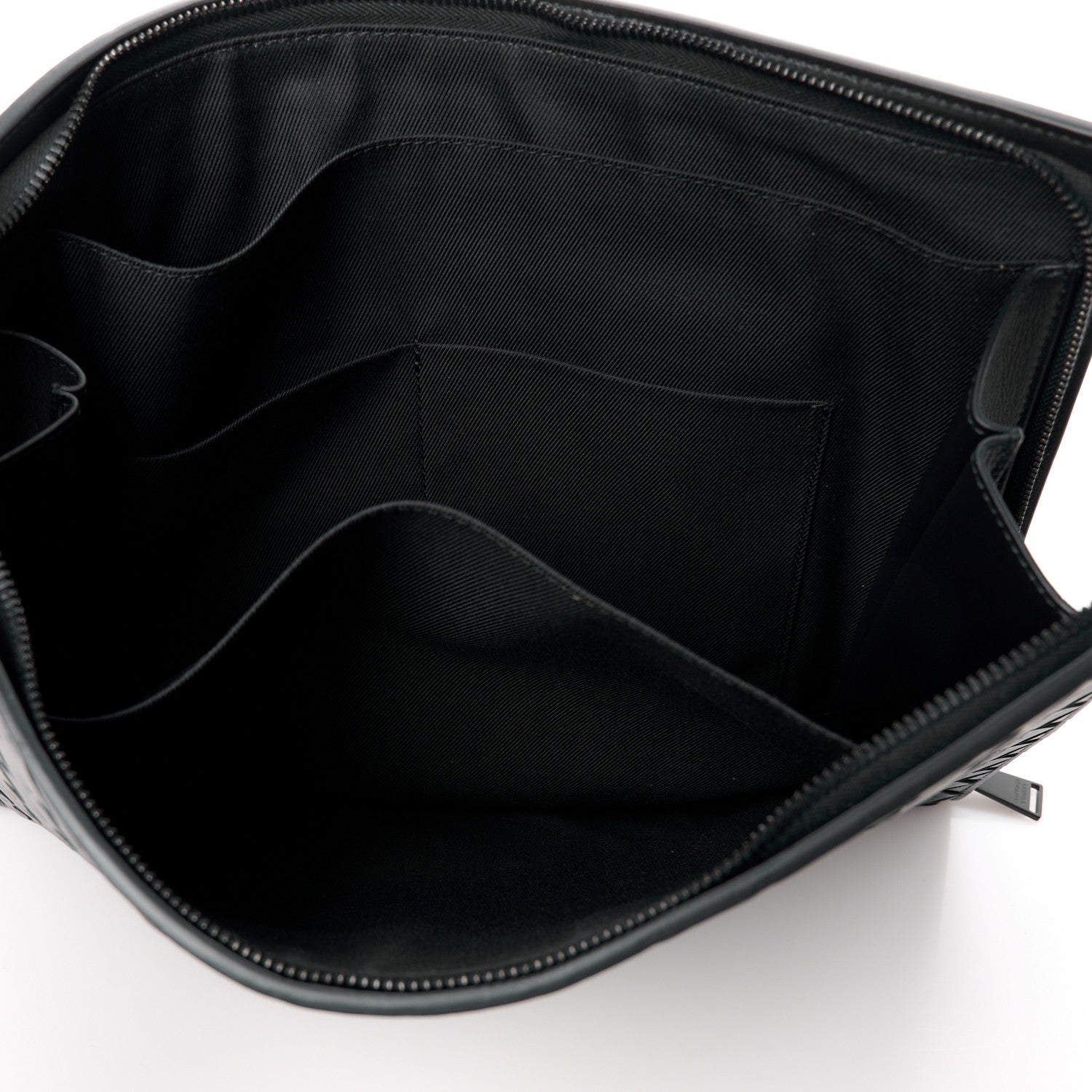 Bottega Veneta Calfskin Intrecciato Document Case Black 6 of 13