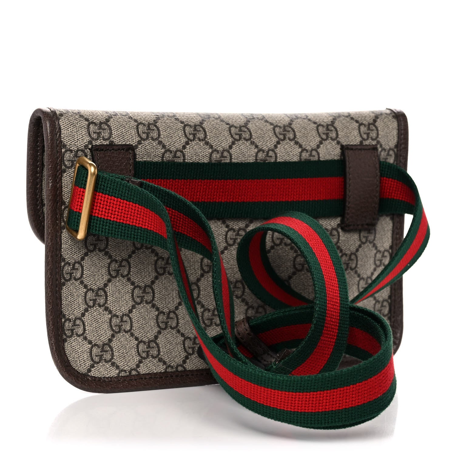 Gucci GG Supreme Monogram Neo Vintage Web Belt Bag Brown 3 of 13