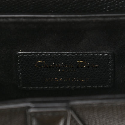 Christian Dior Grained Calfskin Mini Saddle Bag Black 8 of 11