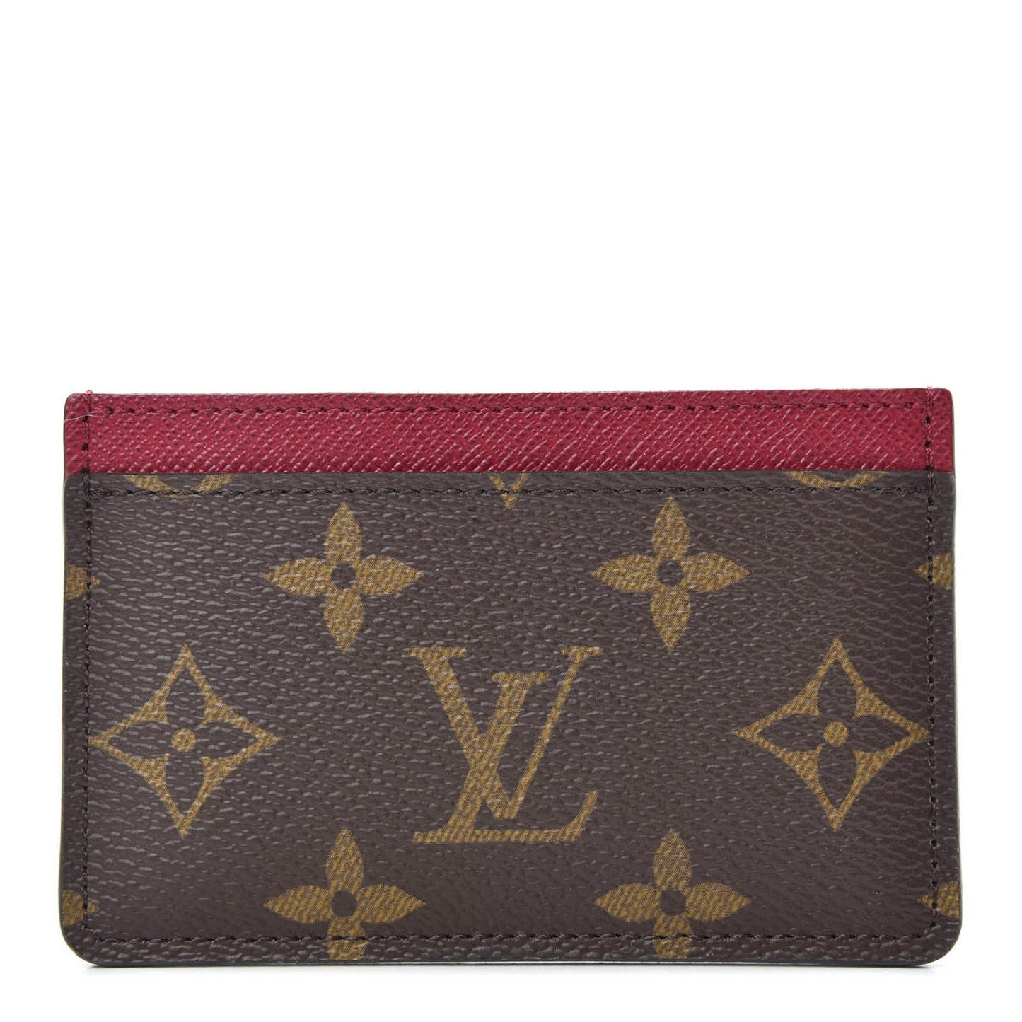 Monogram Card Holder Fuchsia