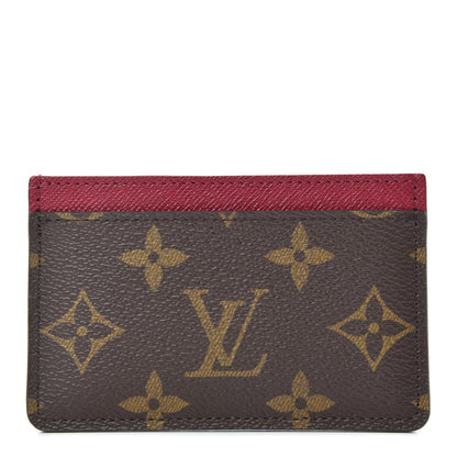 Louis Vuitton Monogram Card Holder Fuchsia 1 of 7