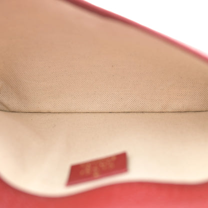 Gucci X DORAEMON Mini Vintage GG Supreme Monogram Web Slim Belt Bag Beige Cherry Red 5 of 11