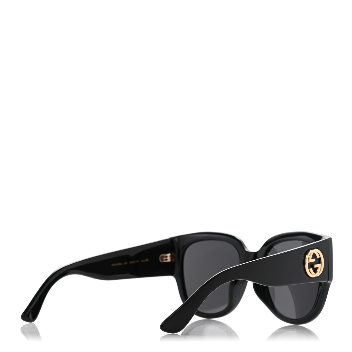 Acetate Square Frame Sunglasses GG0142SA Black