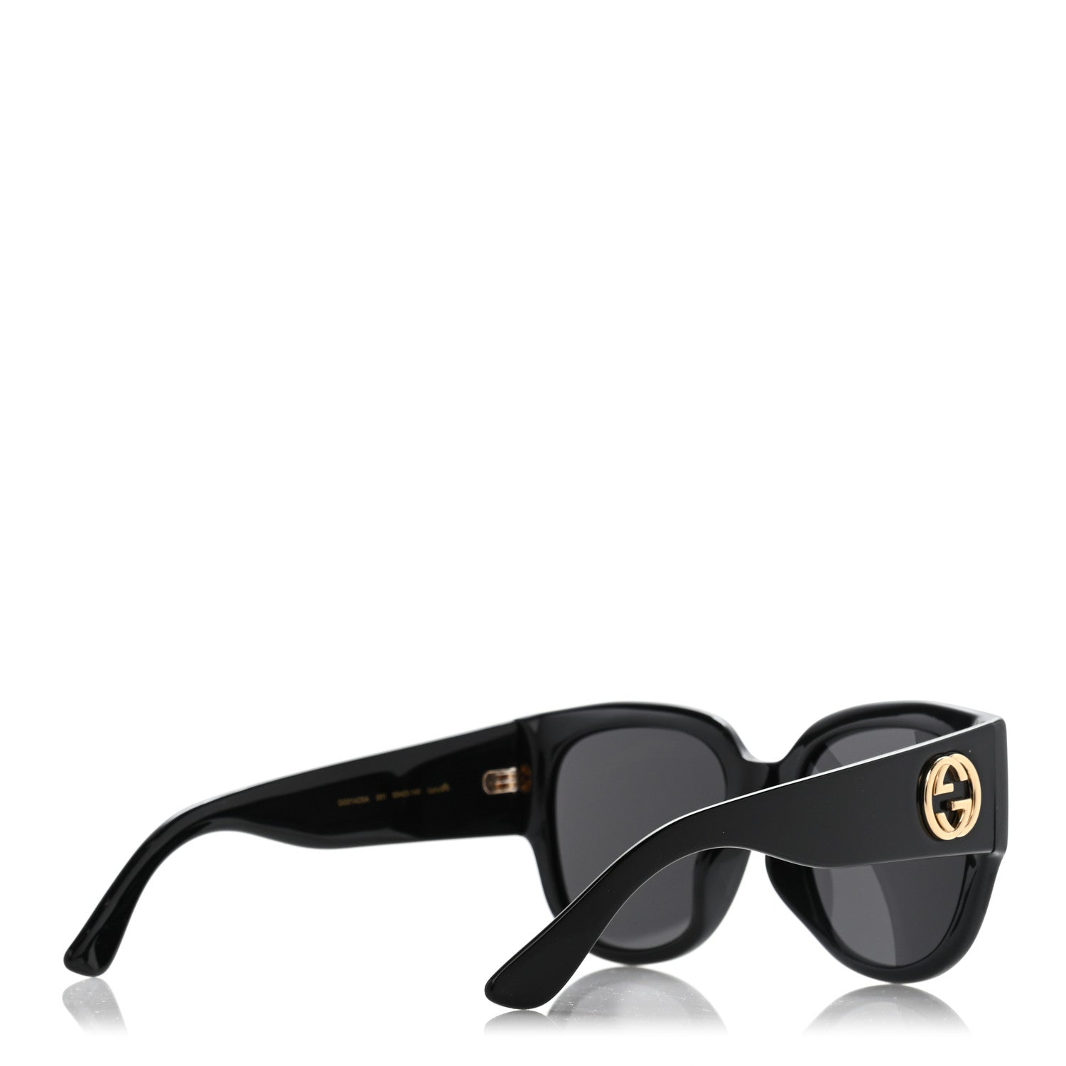 Gucci Acetate Square Frame Sunglasses GG0142SA Black 4 of 8