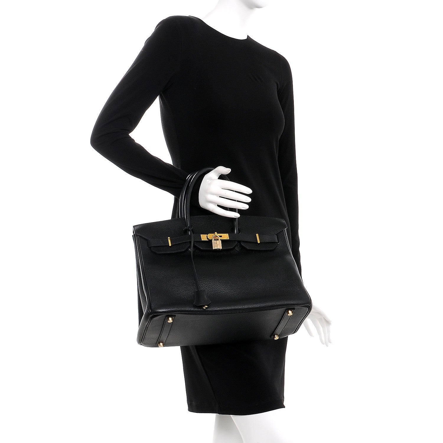 Hermes Ardennes Birkin 35 Black 2 of 41