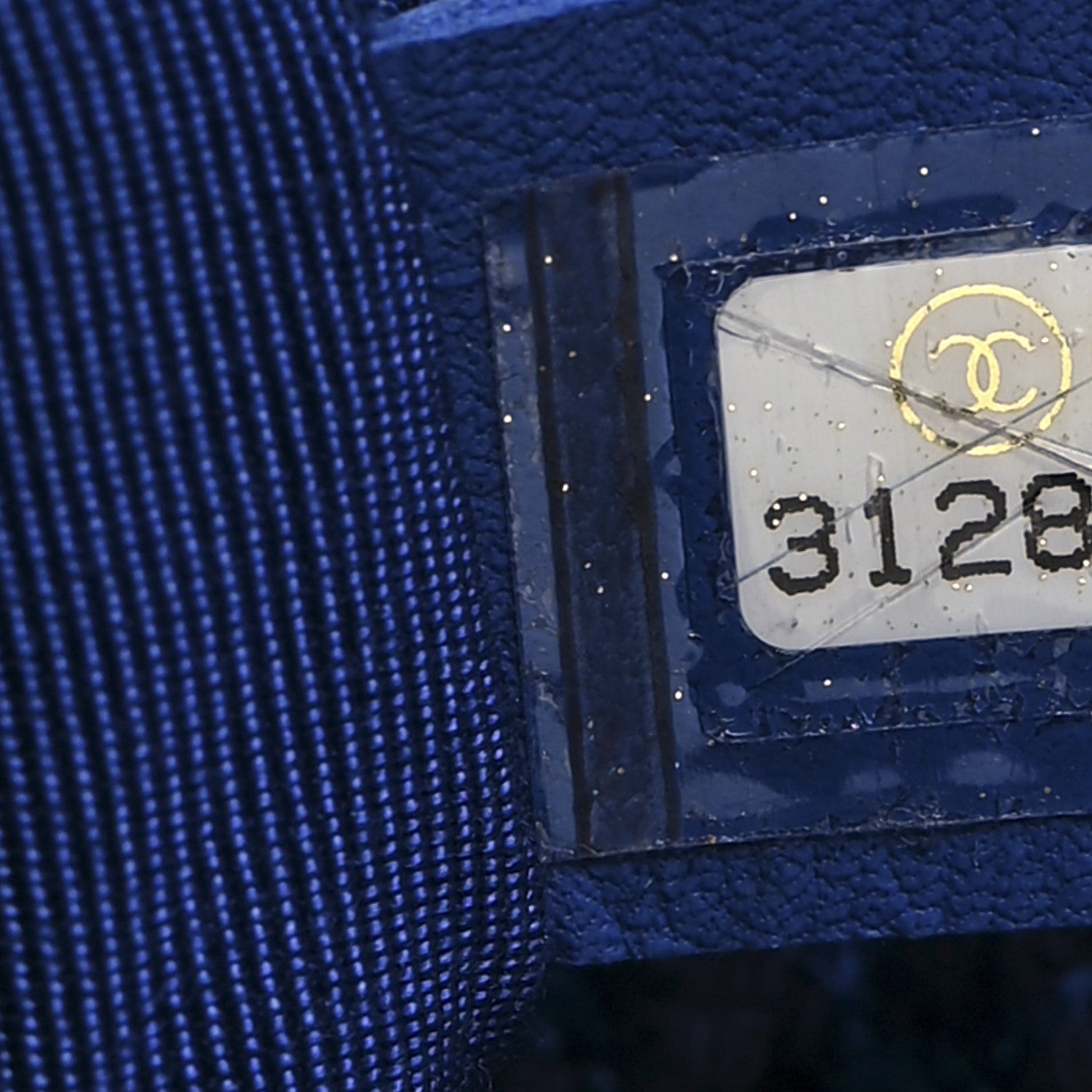Chanel Tweed Quilted Large Chanel 19 Flap Blue 7 of 10