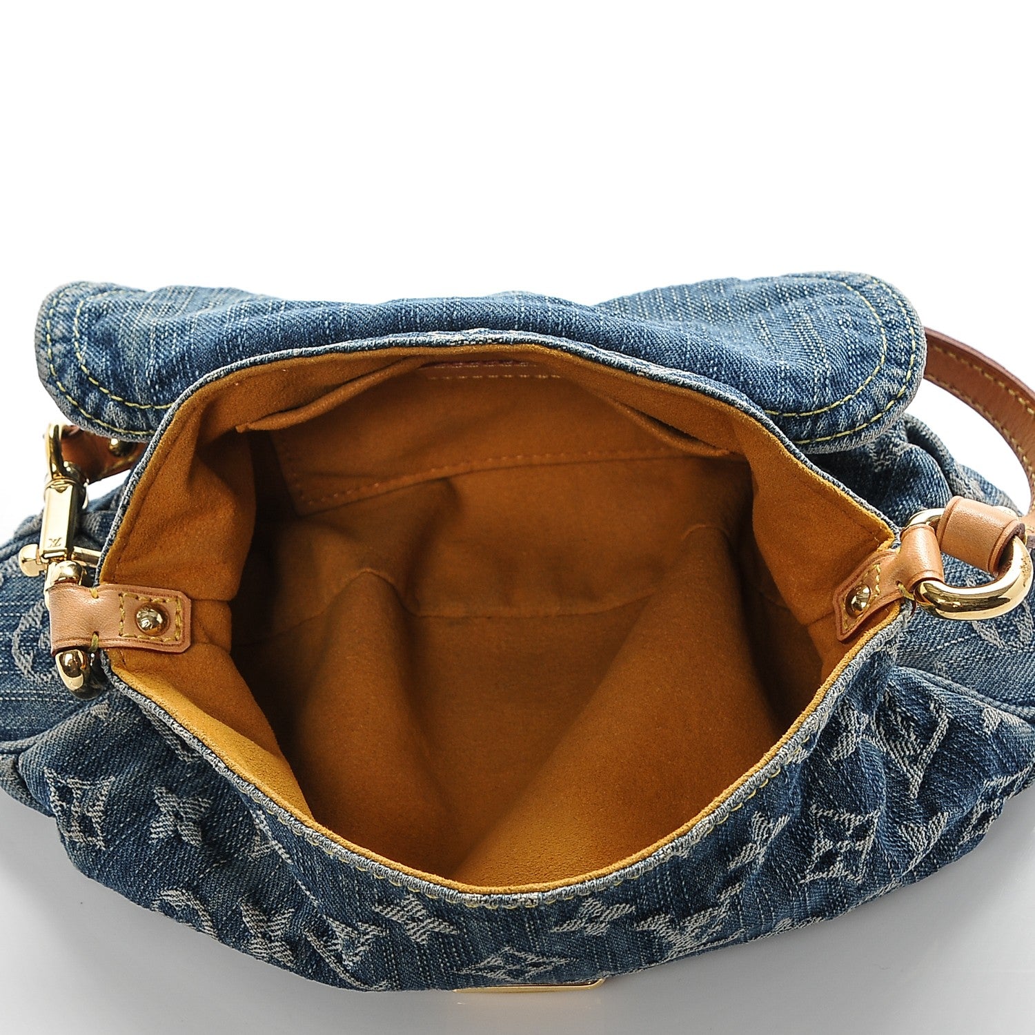 Louis Vuitton Monogram Denim Mini Pleaty Blue 5 of 6