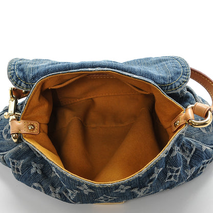Louis Vuitton Monogram Denim Mini Pleaty Blue 5 of 6