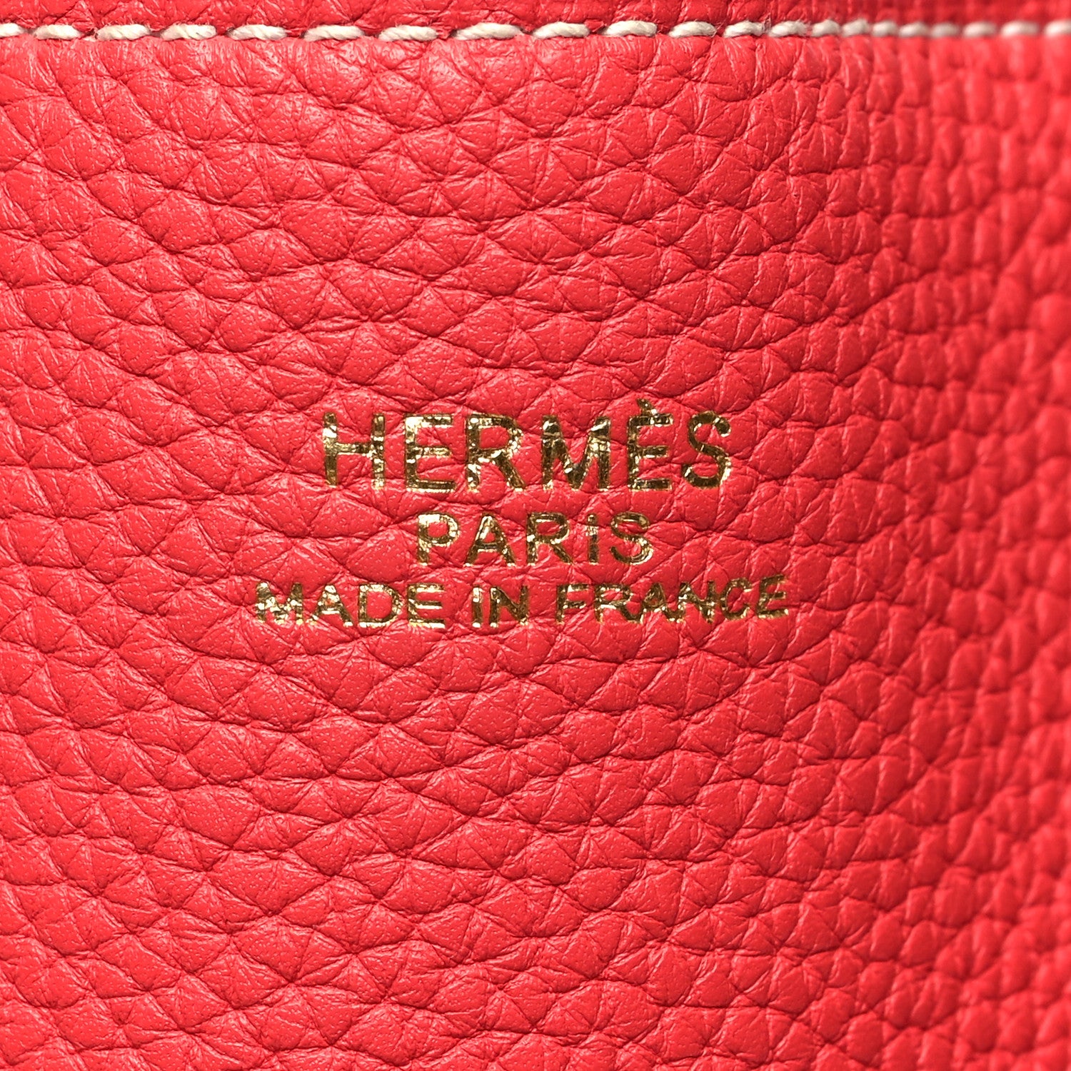 Hermes Taurillon Clemence Double Sens 36 Reversible Tote Rubis Rose Jaipur 6 of 16