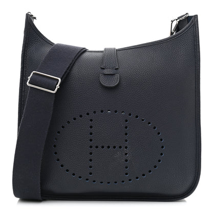 Hermes Taurillon Clemence Evelyne III GM Bleu Nuit 1 of 12