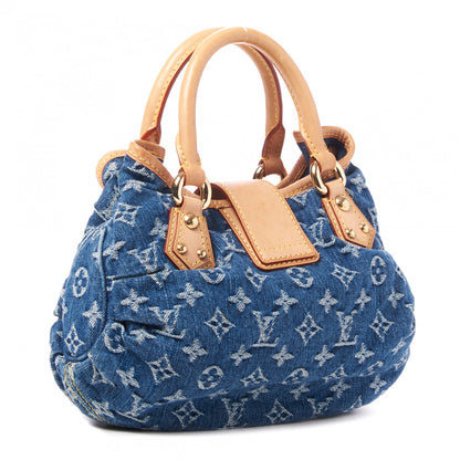 Louis Vuitton Monogram Denim Pleaty Blue 2 of 8