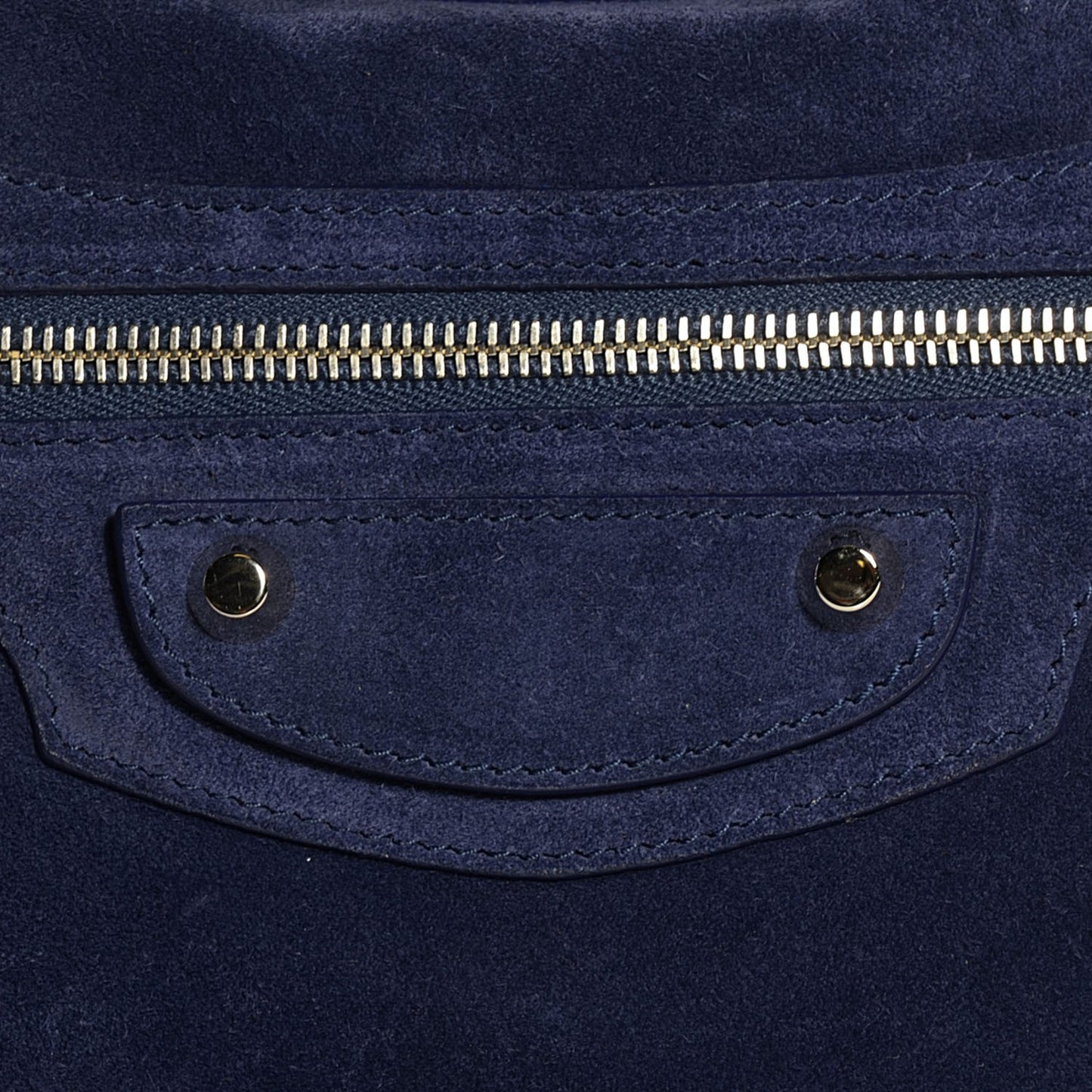 Baby Daim Suede Velo Bleu Nuit