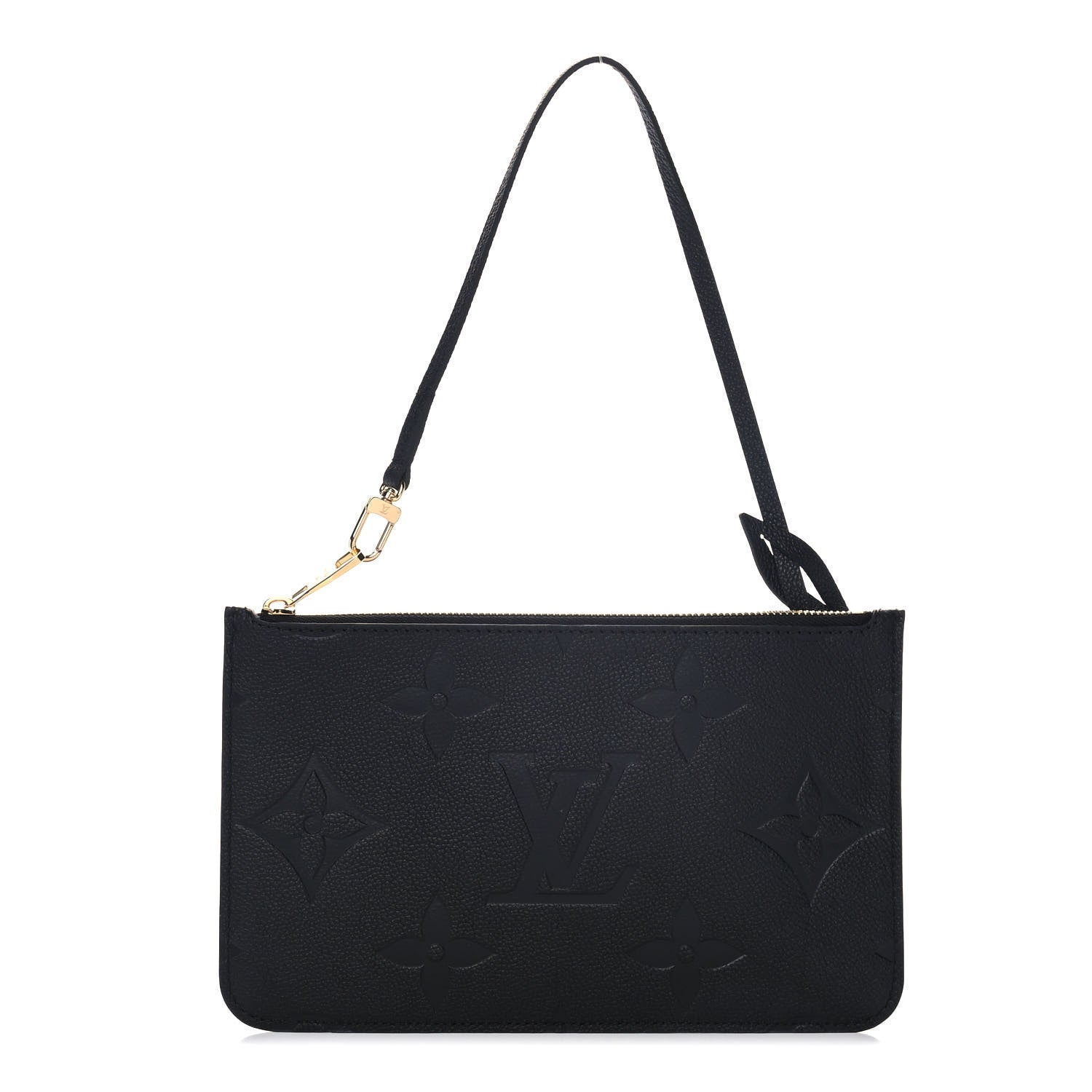 Louis Vuitton Empreinte Monogram Giant Neverfull MM Pochette Black 1 of 6