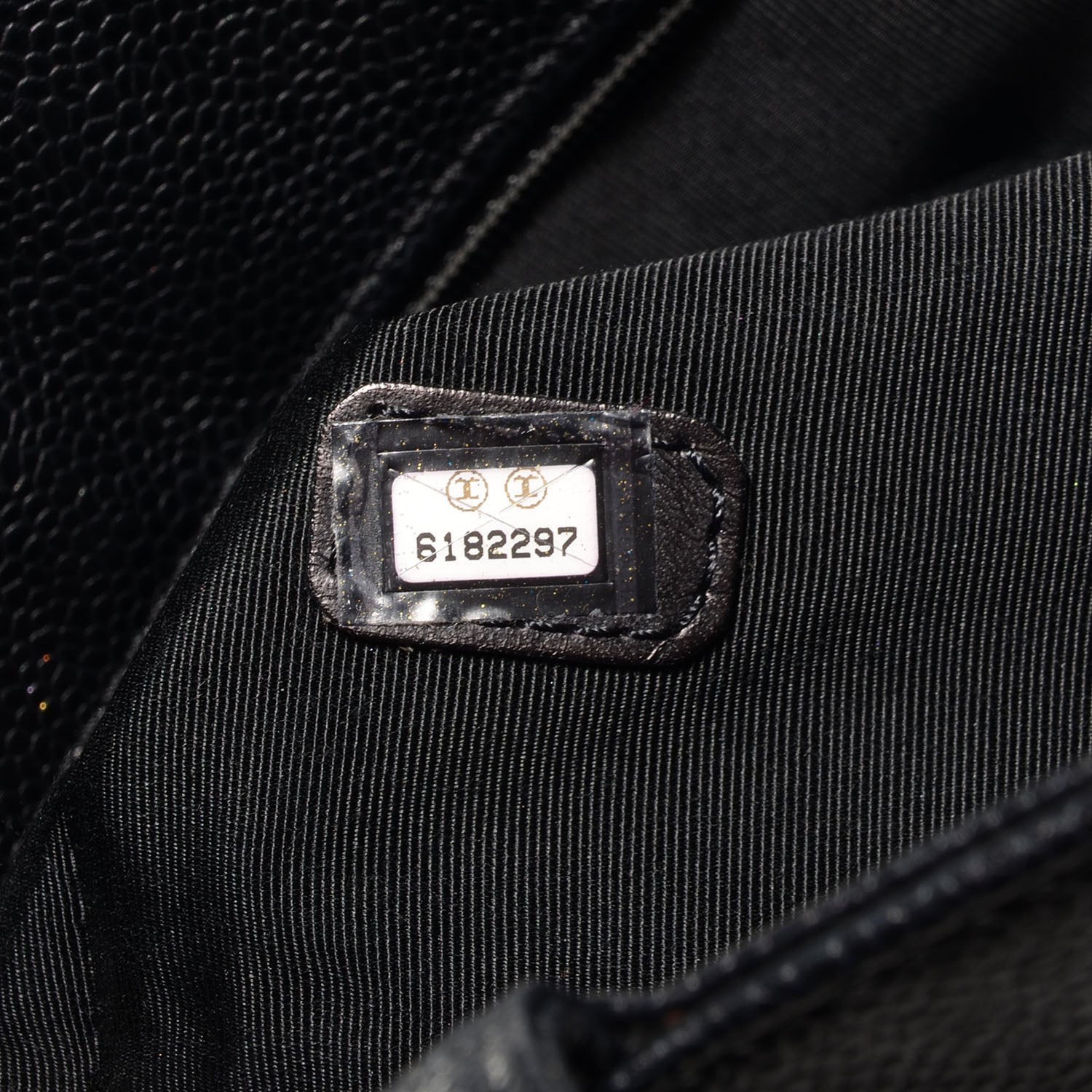 Chanel Caviar CC Shoulder Bag Black 6 of 8