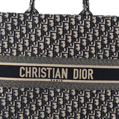 Christian Dior Oblique Book Tote Blue Multicolor 8 of 10