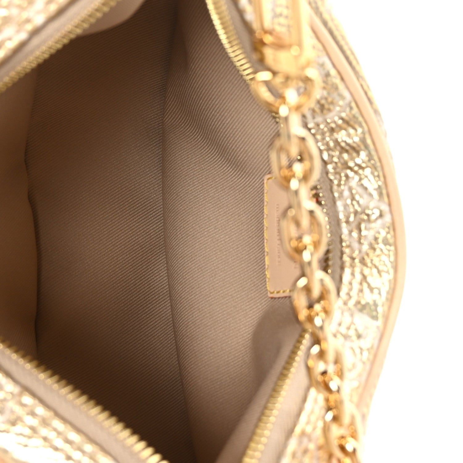 Louis Vuitton Monogram Jacquard Loop Gold 5 of 8