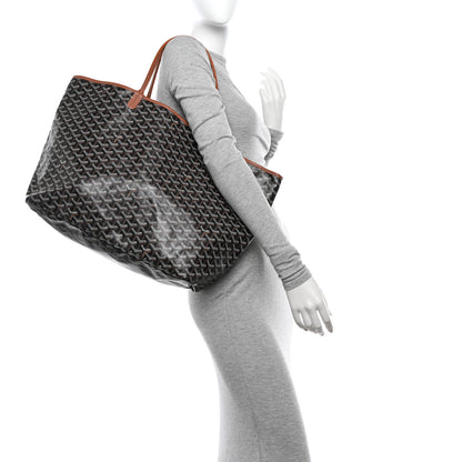 Goyard Goyardine Saint Louis GM Black Gold 2 of 14