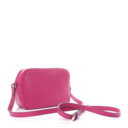 Gucci Cellarius Calfskin Small Soho Disco Bag Bright Bouganville 3 of 11
