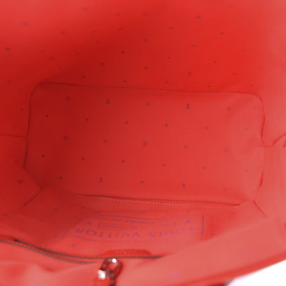 Louis Vuitton Monogram Escale Neverfull MM Rouge 4 of 9
