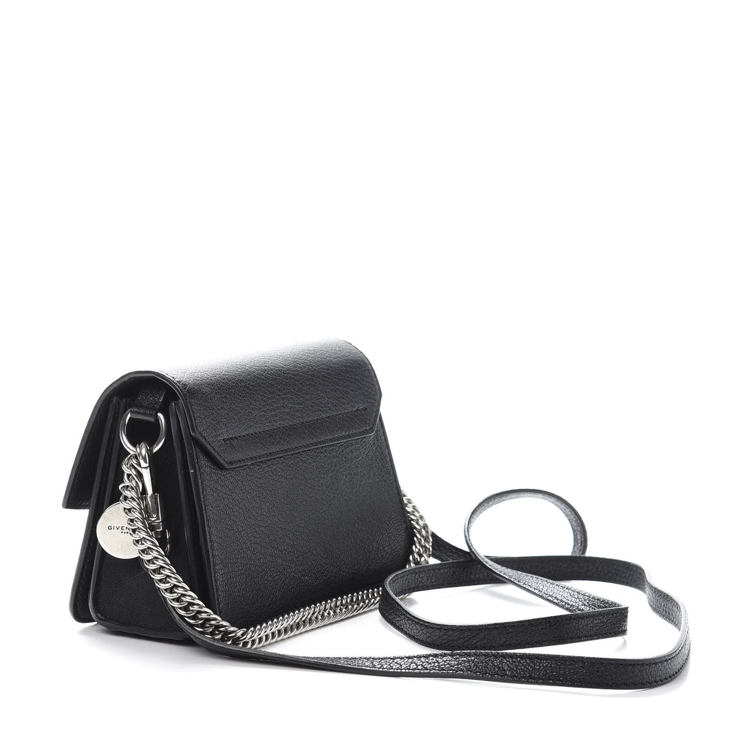 Goatskin Mini GV3 Shoulder Bag Black