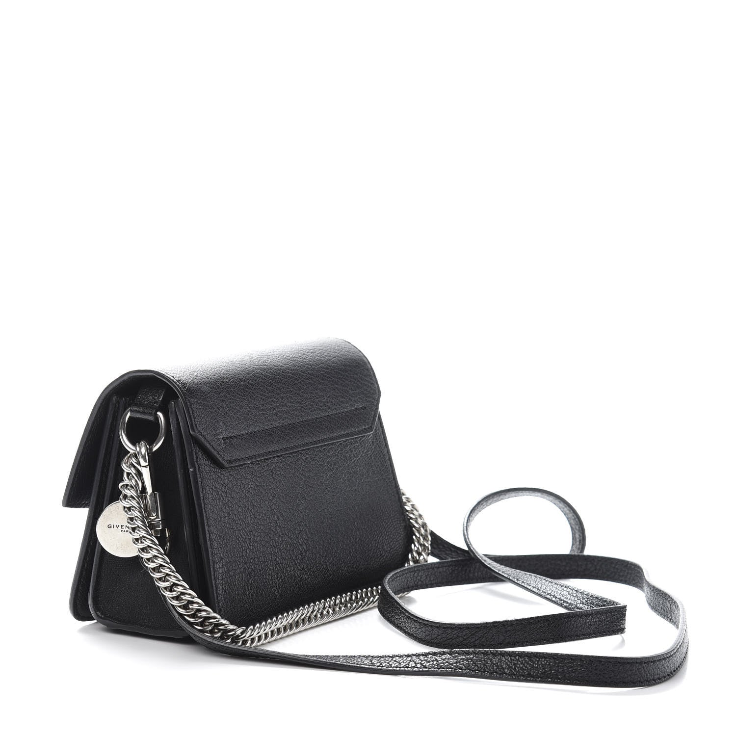 Givenchy Goatskin Mini GV3 Shoulder Bag Black 3 of 10