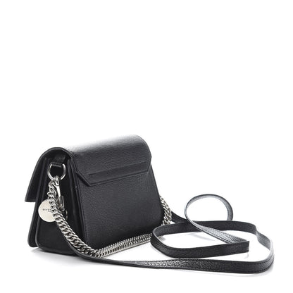 Givenchy Goatskin Mini GV3 Shoulder Bag Black 3 of 10