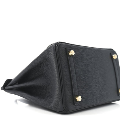 Hermes Togo Birkin 25 Black 9 of 11