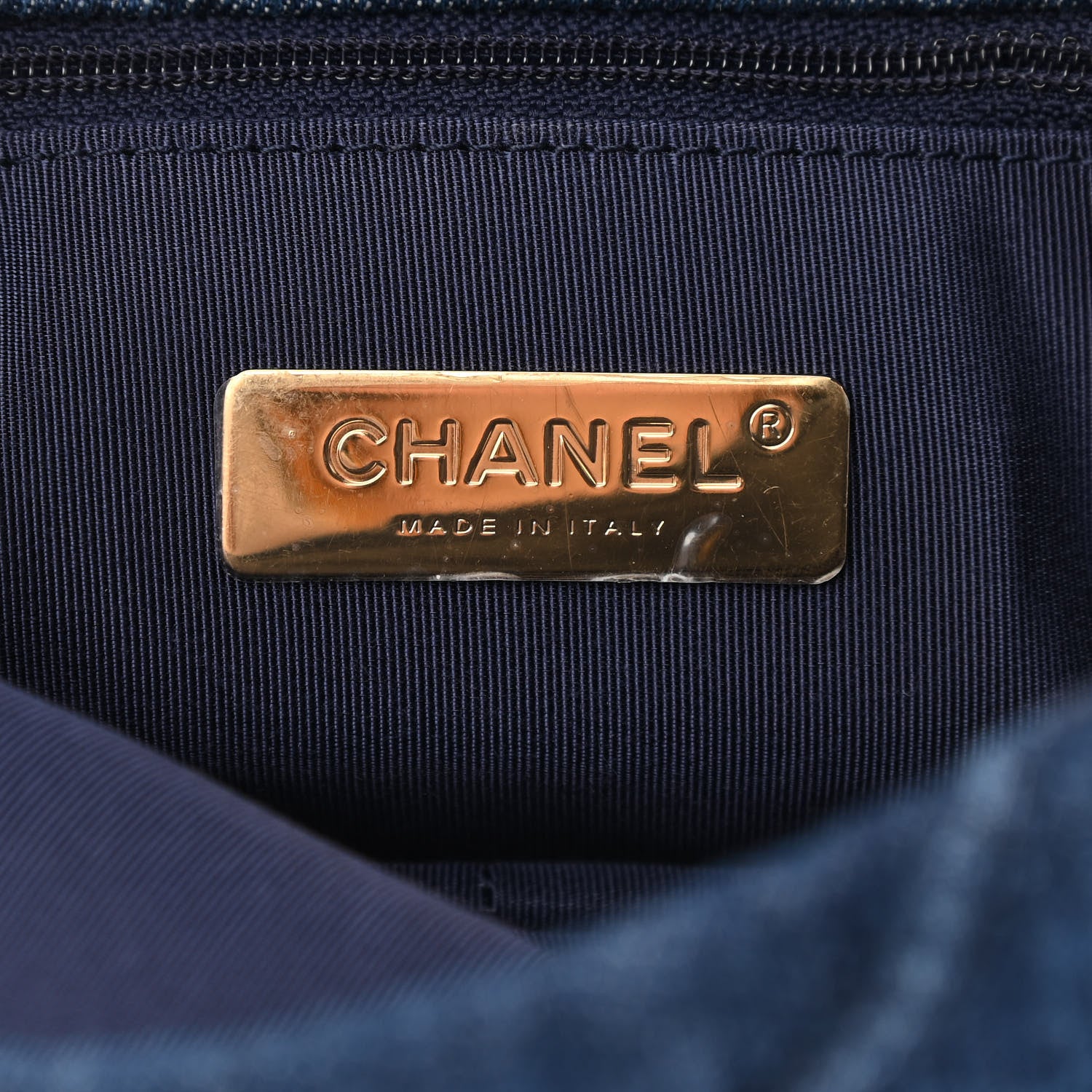 Chanel Denim Quilted Medium Chanel 19 Flap Blue 6 of 11