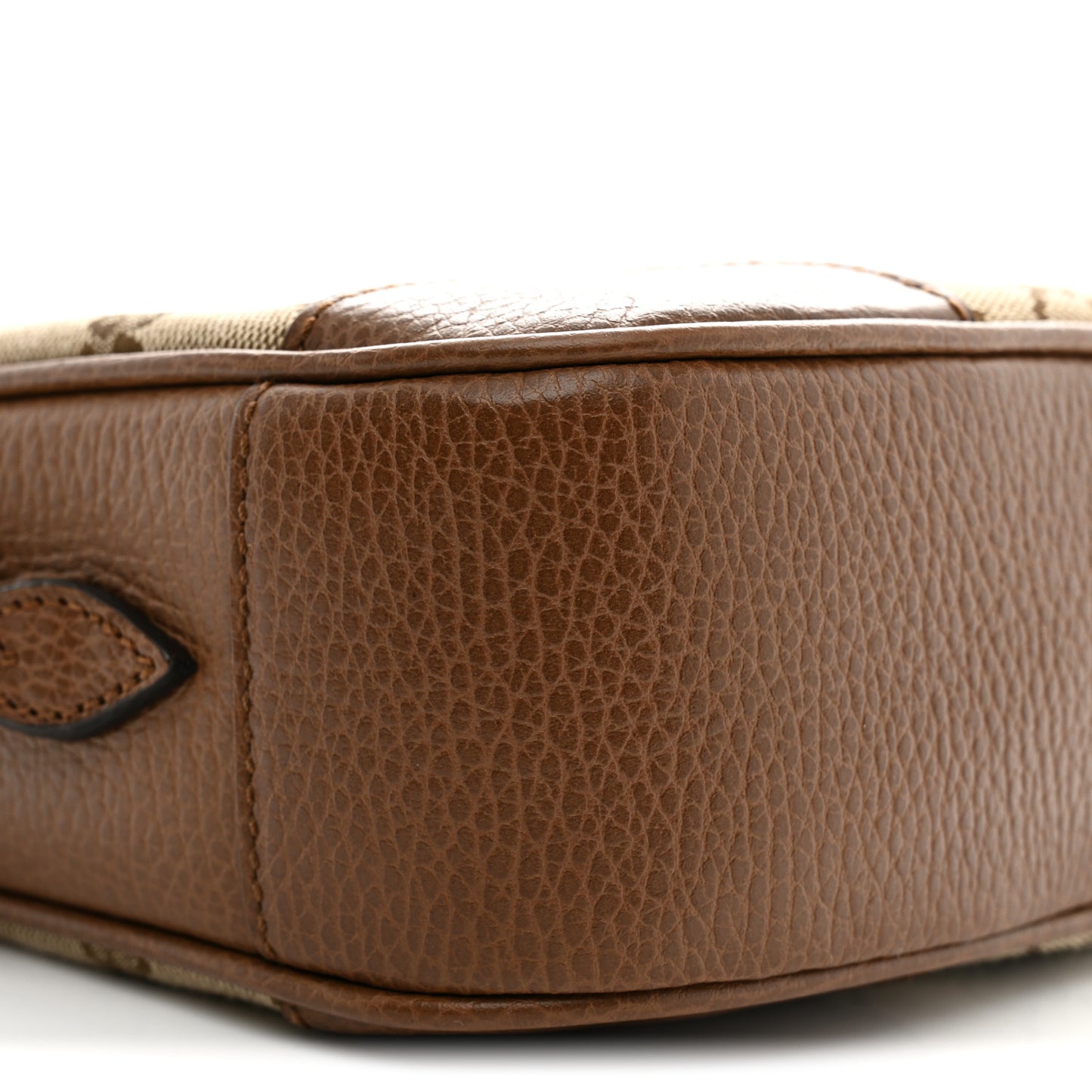 Monogram Mini Bree Messenger Bag Beige Tabacco