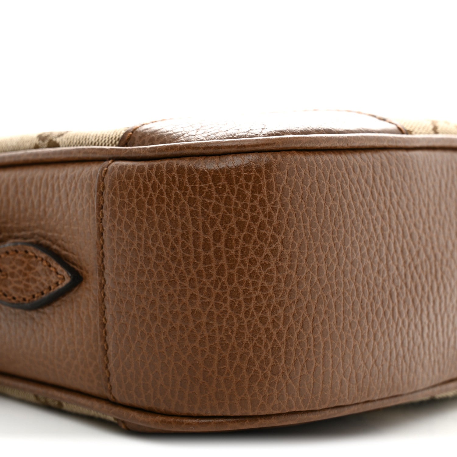 Gucci Monogram Mini Bree Messenger Bag Beige Tabacco 9 of 11