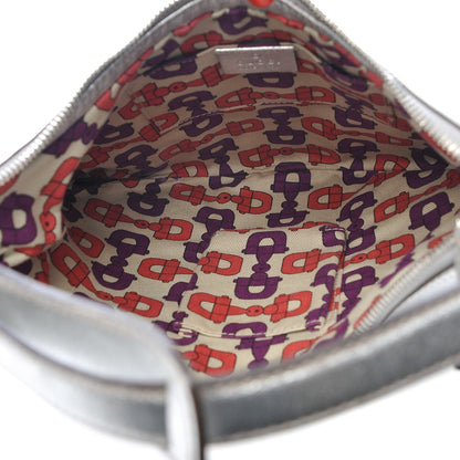 Gucci Metallic Guccissima Small Princy Hobo Silver 5 of 9