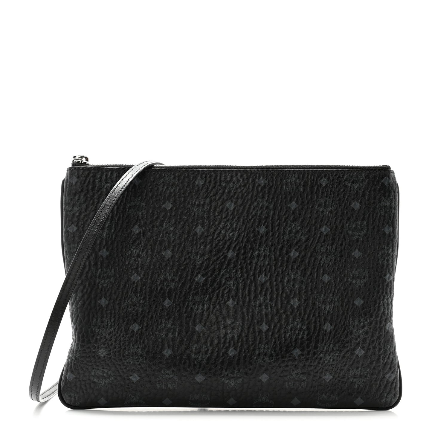 Visetos Medium Crossbody Pouch Black