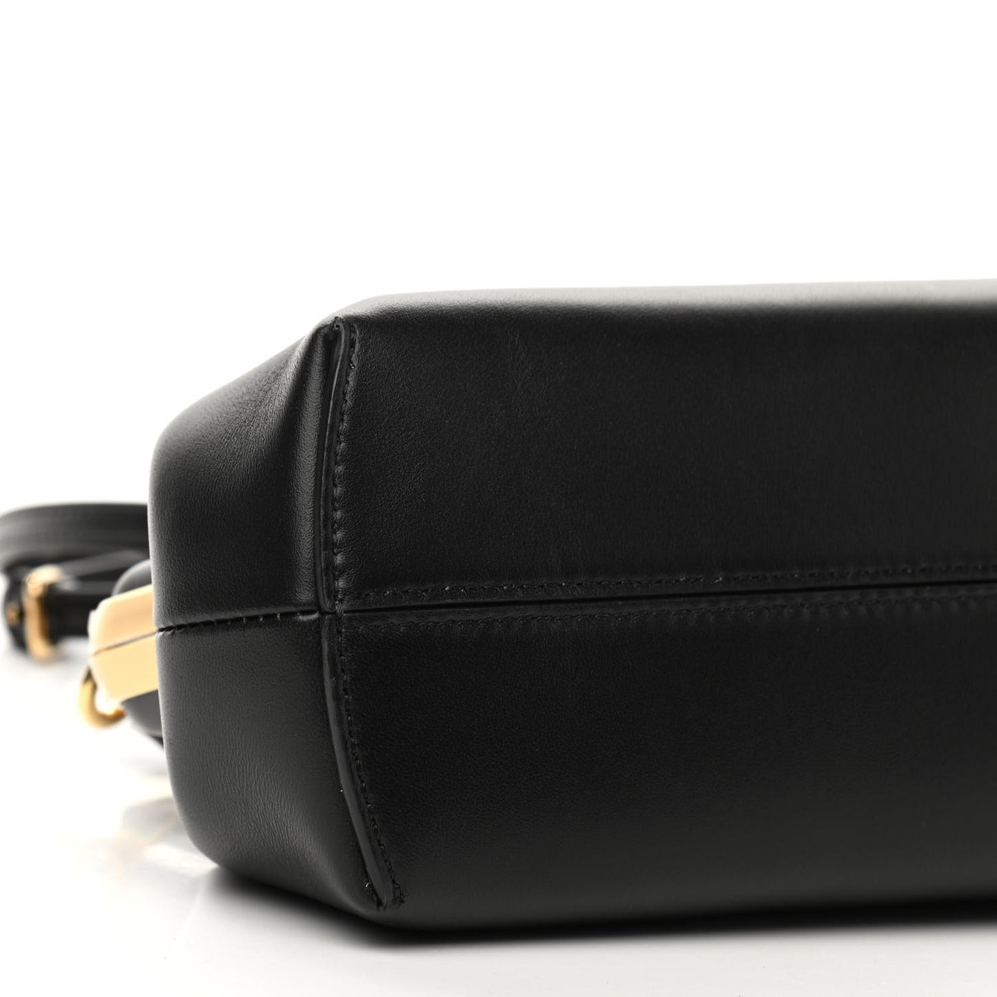 Shiny Nappa Small Fendi First Black