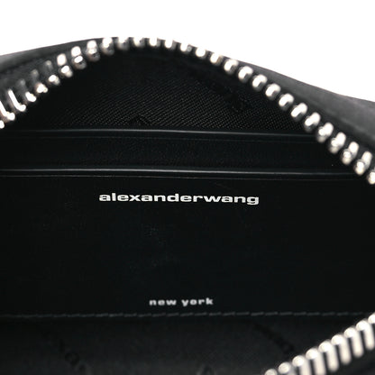 Alexander Wang Satin Crystal Heiress Pouch Black 5 of 10