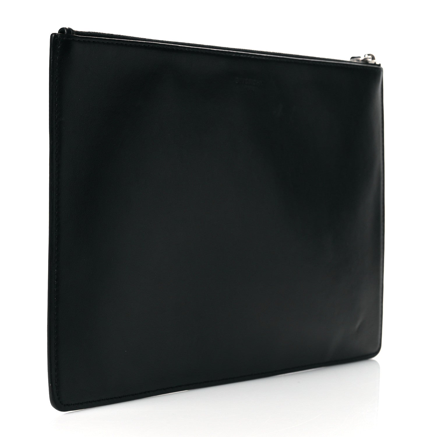 Givenchy Calfskin Bambi Print Medium Cosmetic Pouch Black 3 of 11
