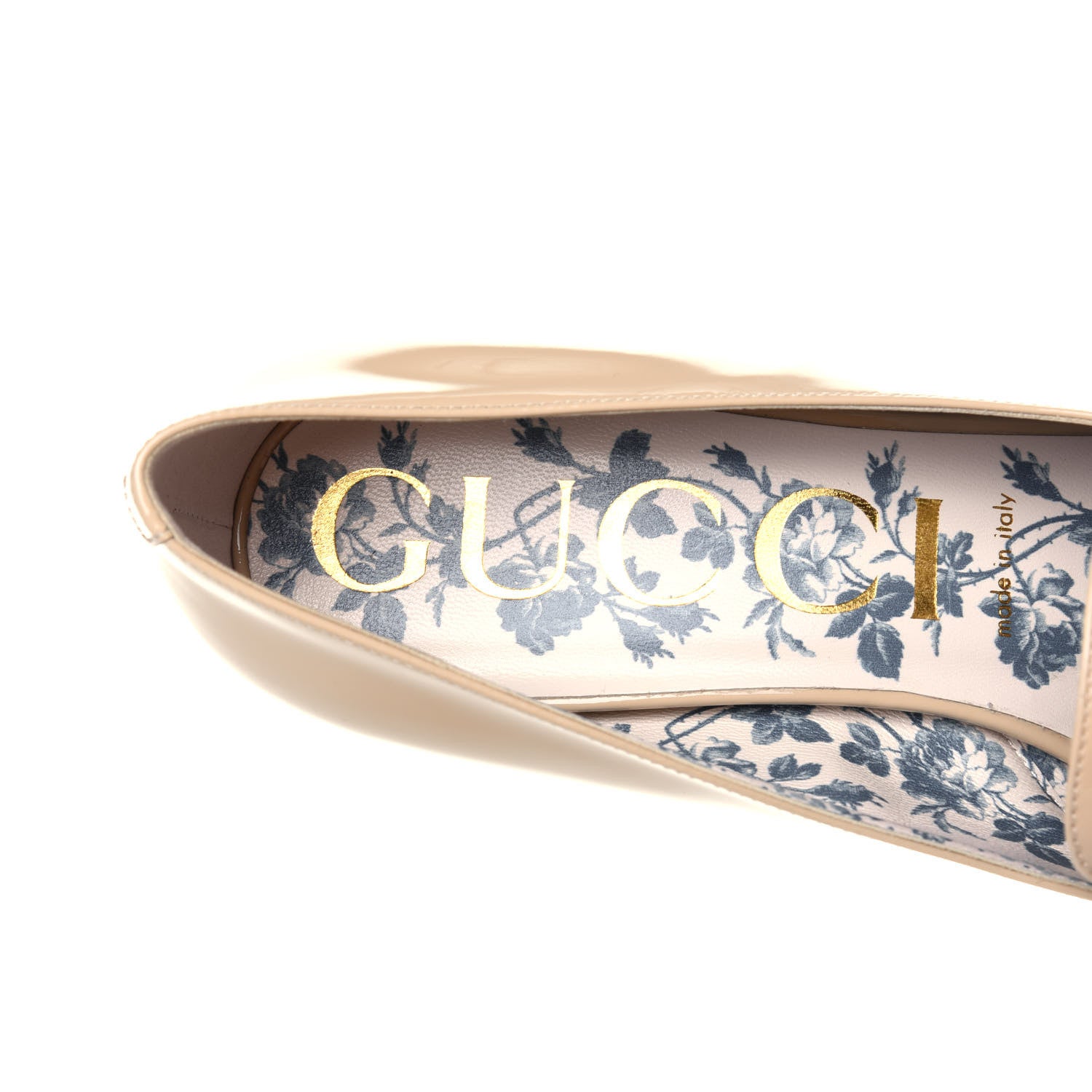 Gucci Vernice GG Victoire 55mm Loafer Pumps 40 Sand Storm 7 of 9