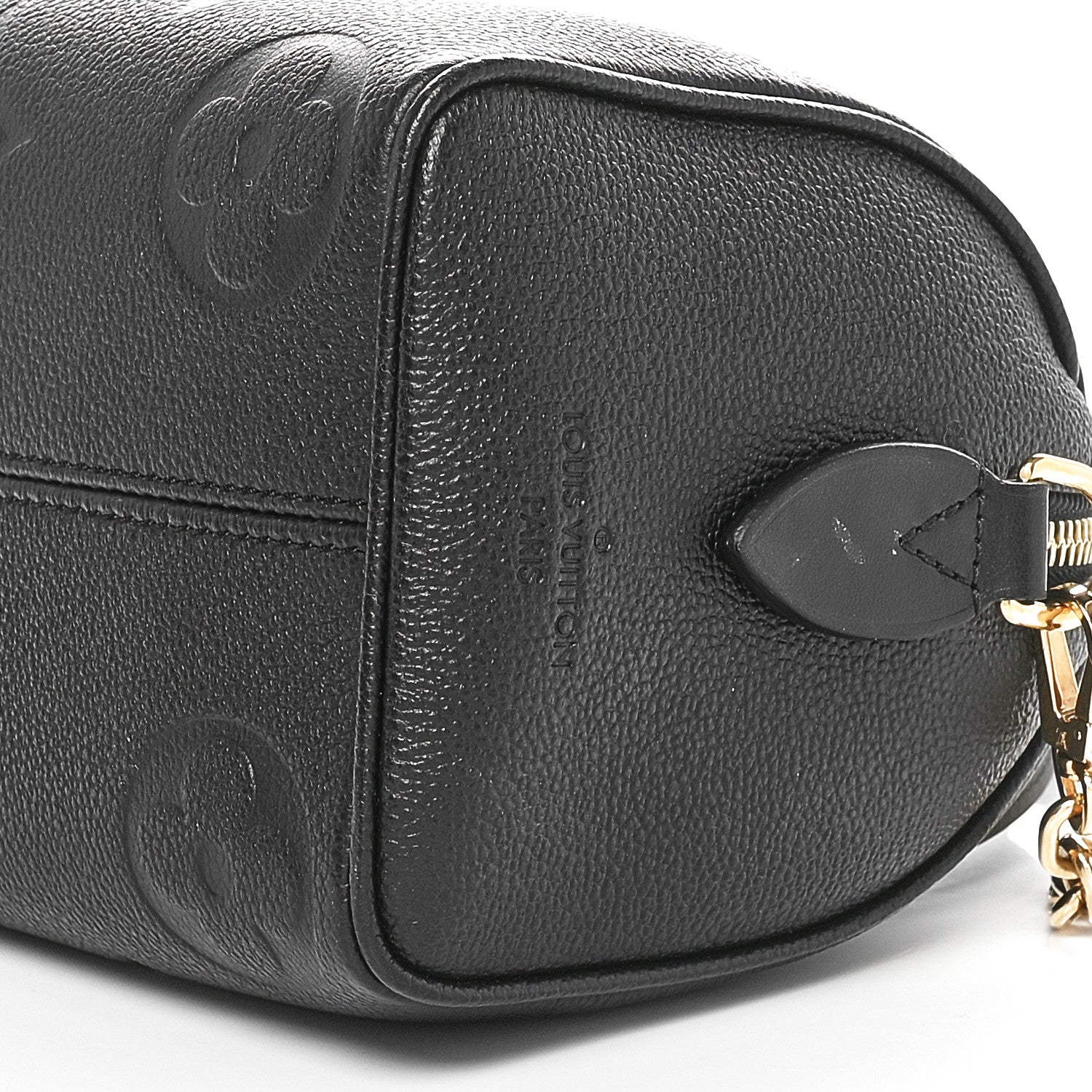 Louis Vuitton Empreinte Monogram Giant Speedy Bandouliere 20 Black 8 of 10
