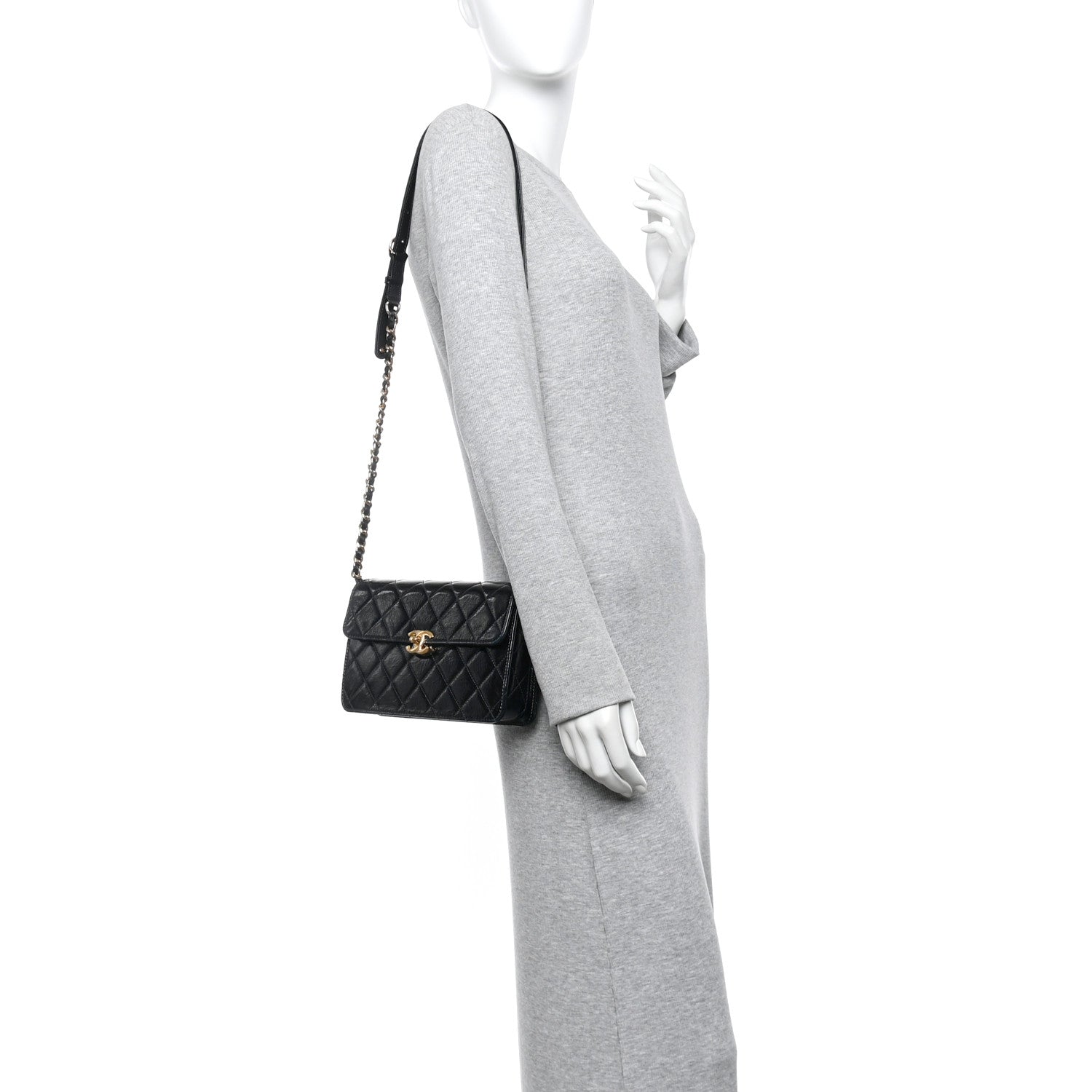 Chanel Patent Lambskin Quilted Flap Black 2 of 10