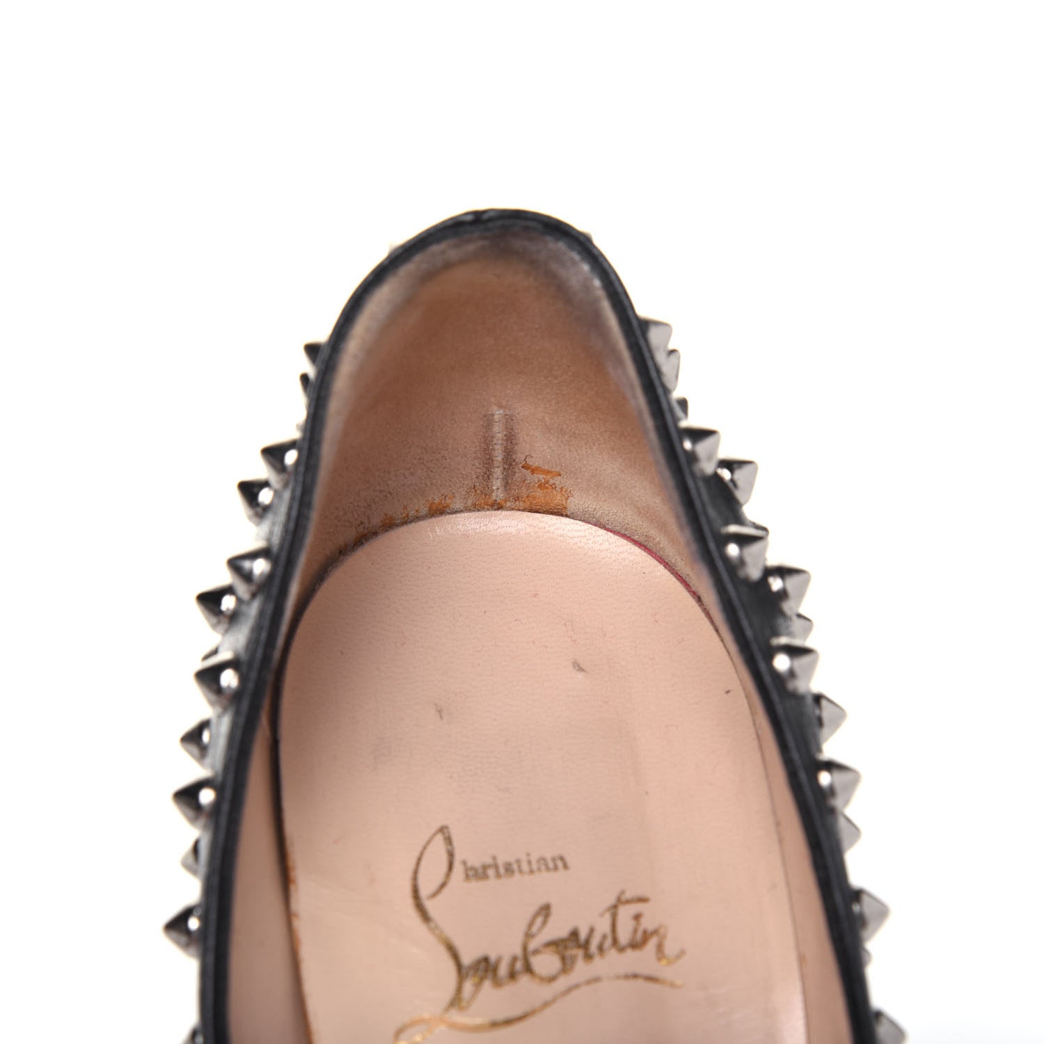 Christian Louboutin Nappa Very Prive Spikes 120 Pumps 36 Black 9 of 12